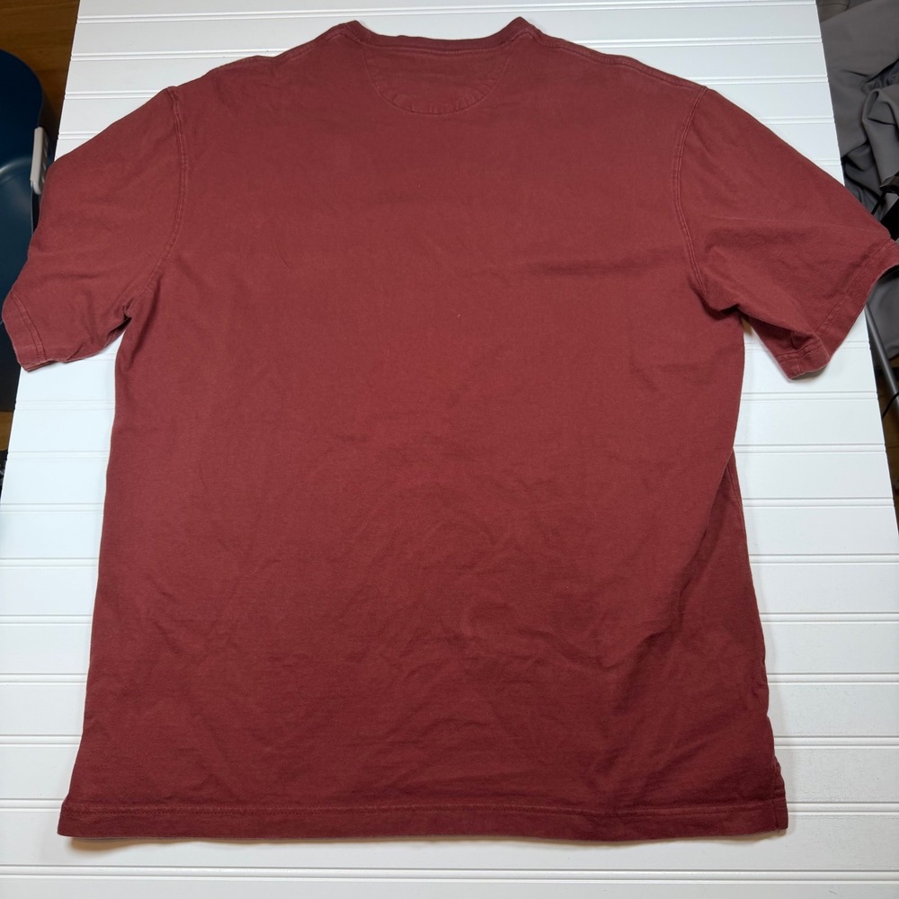 Duluth Trading Co Mens Longtail T Relaxed Fit Cotton Shirt Lot of 2 Reds L - Picture 8 of 8
